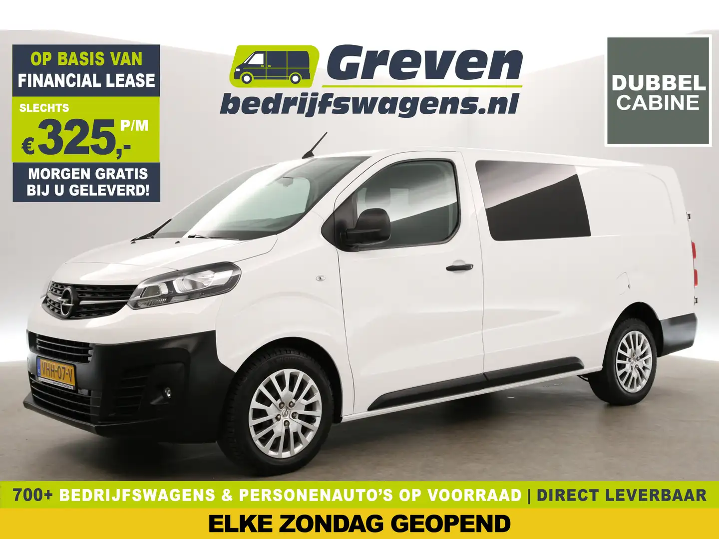 Opel Vivaro 2.0 CDTI L3H1 | Dubbele Cabine | 6 Persoons | Airc Wit - 1