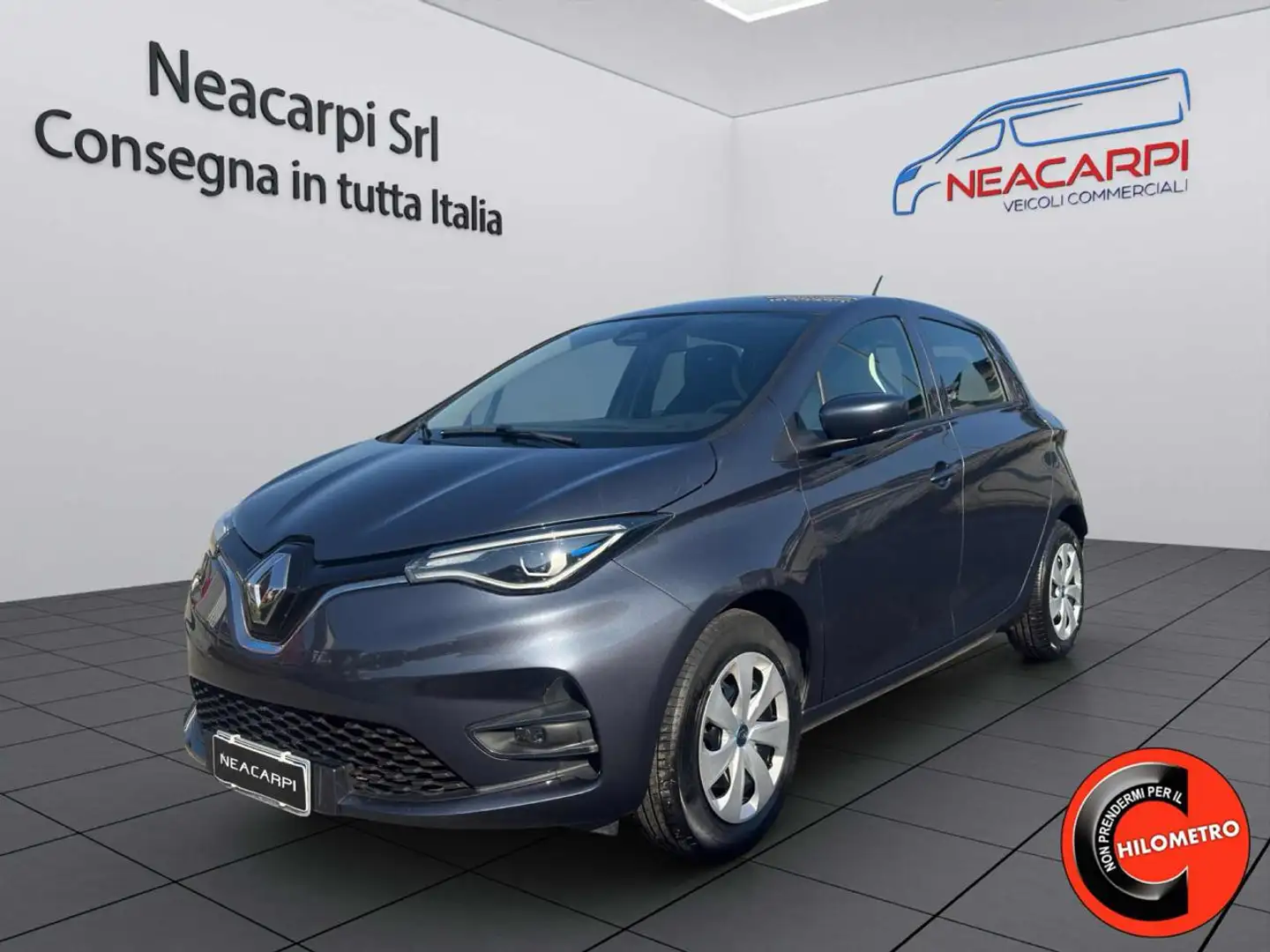 Renault ZOE R110-NAVI-SENSORI-CRUISE-FRENATA ASSISTITA-NAVI- Grigio - 1