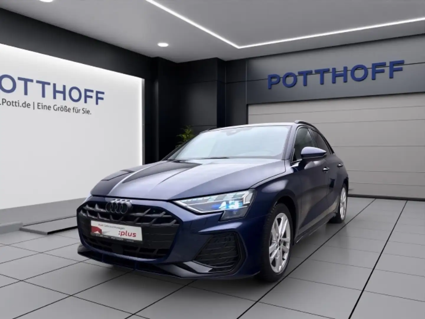 Audi A3 Sportback 35 TDI S LINE AHK NAVI KAMERA LED SITZHZ Blau - 1