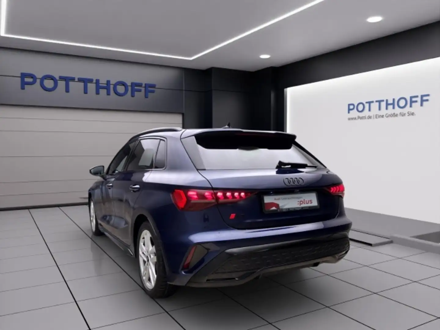 Audi A3 Sportback 35 TDI S LINE AHK NAVI KAMERA LED SITZHZ Blau - 2