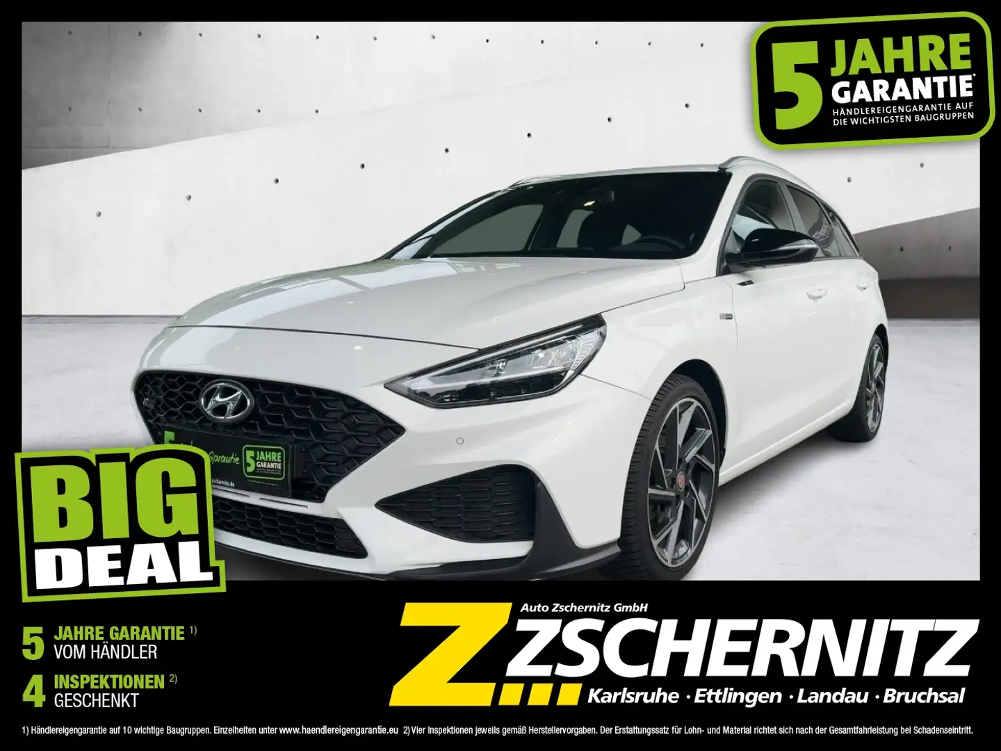 Hyundai i30 cw 1.5 T-GDI N Line Navi Kamera PDC Bianco - 1