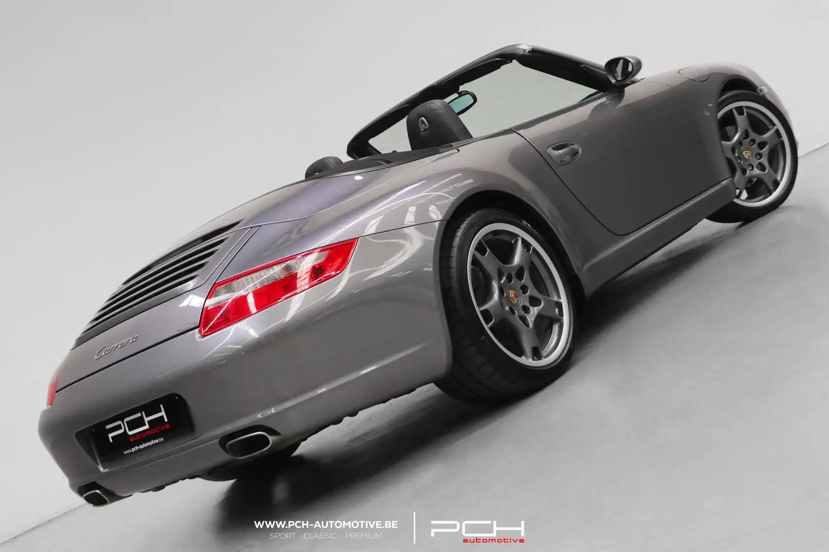 Porsche 911 997.1 Carrera 2 Cabriolet 3.6 325cv-Carnet complet Gris - 2