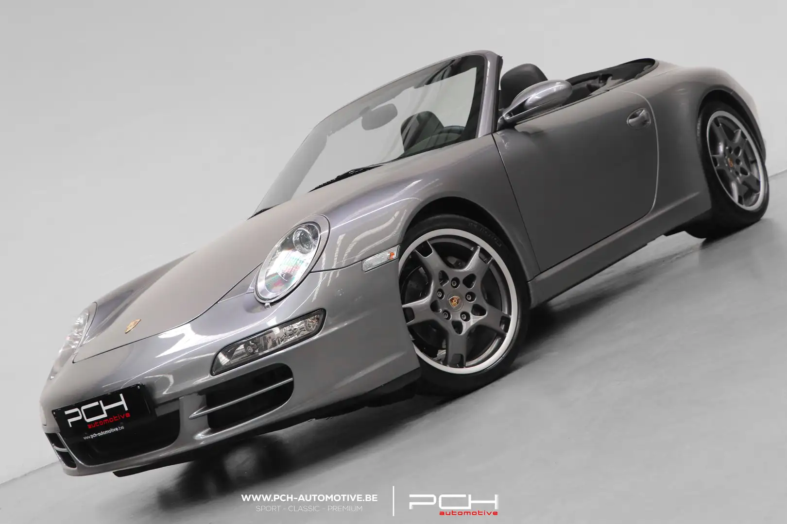 Porsche 911 997.1 Carrera 2 Cabriolet 3.6 325cv-Carnet complet Gris - 1