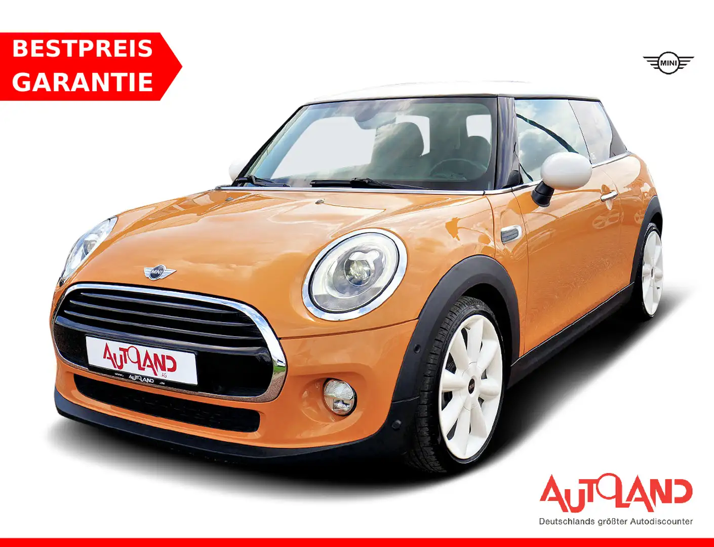 MINI Cooper Mini 1.5 Cooper Seven Chili LED Klimaaut. Leder Orange - 1
