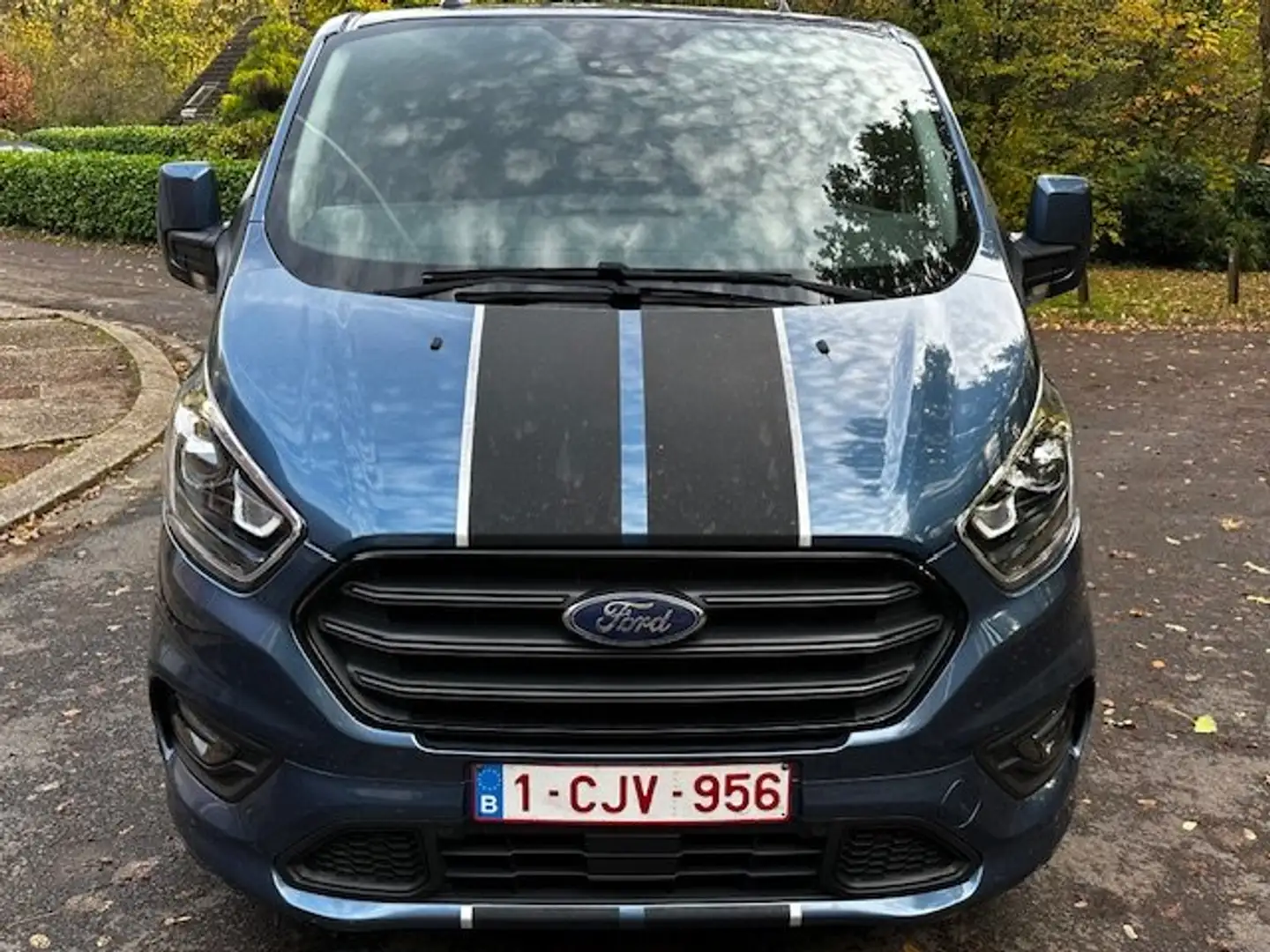 Ford Transit Custom 2.0 TDCi L1H1 Sport Multi S/S (EU6.2) Bleu - 1