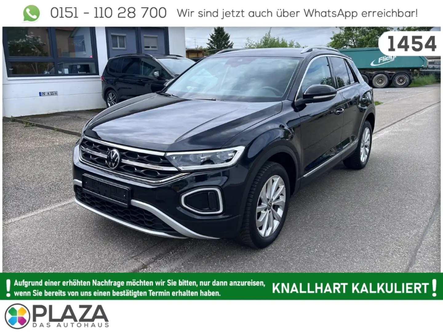Volkswagen T-Roc 1.0TSI Style ACC DCP IQ-LED NAVI PDC SHZ Schwarz - 1