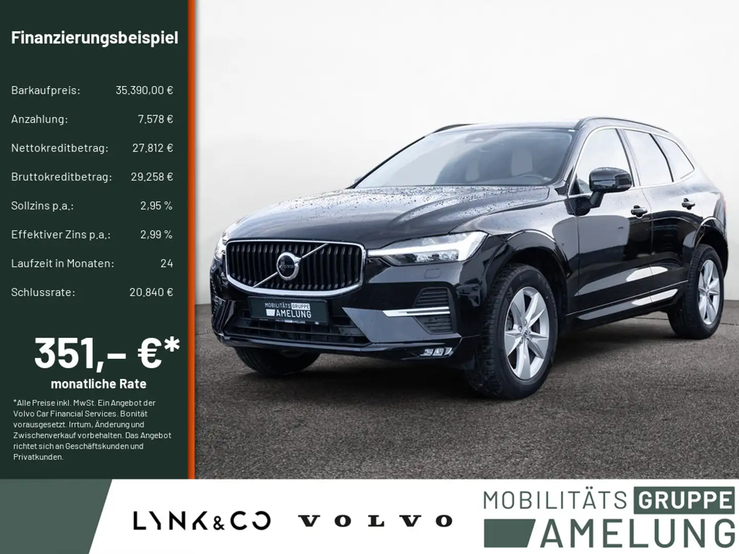 Volvo XC60 B4 Core PDC SHZ KAMERA NAVI AHK LED Schwarz - 1
