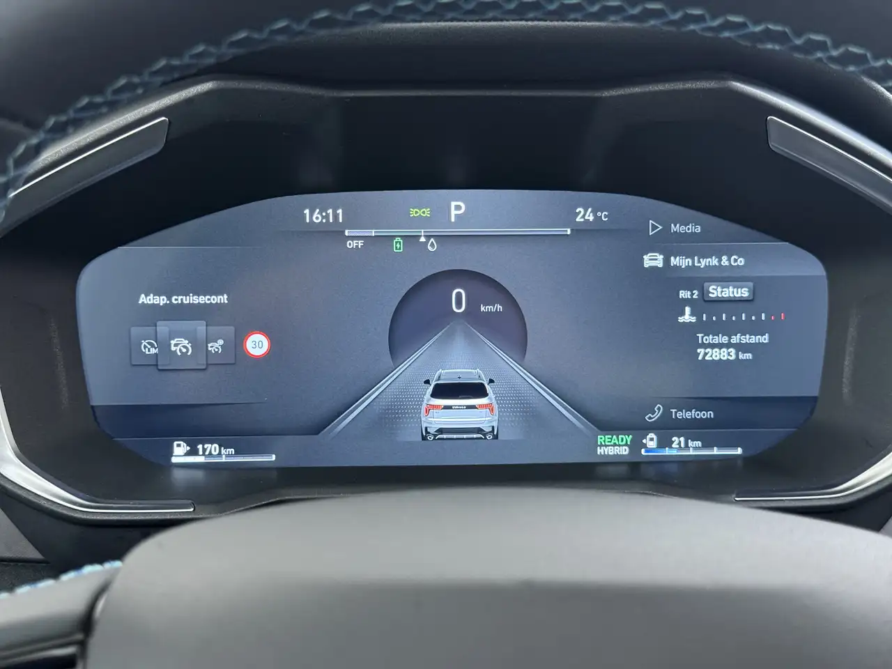 Lynk & Co 01 PHEV AUT. 261pk Pano-Schuifdak Lmv 20" 360°Camera, миниатюра 27