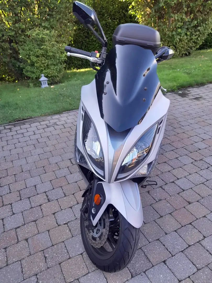 Kymco Xciting 400i Pot Arrow, top case Gris - 2