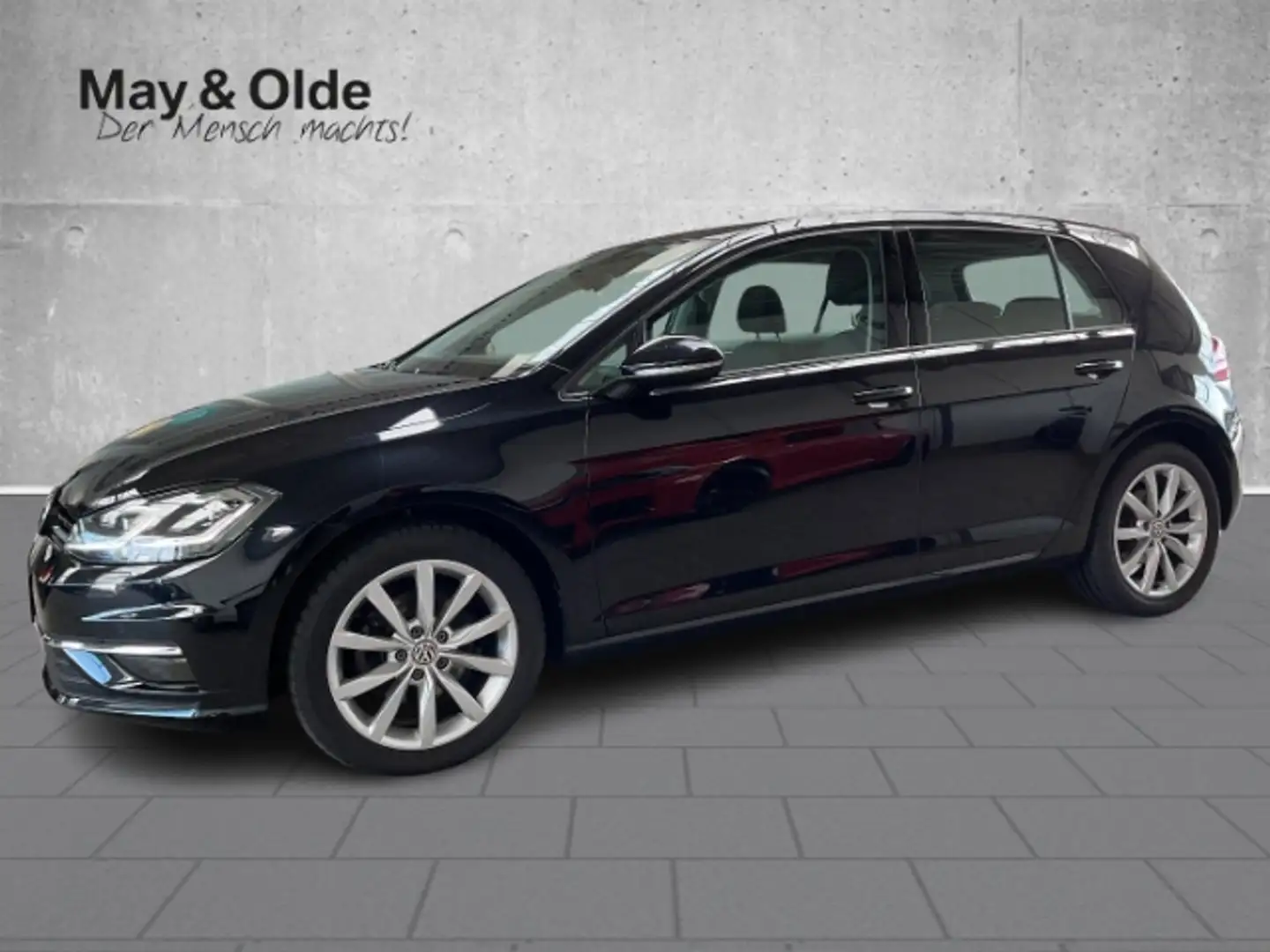 Volkswagen Golf 2.0 TDI Highline DSG Navi LED ACC PDC SHZ Dynaudio Schwarz - 2