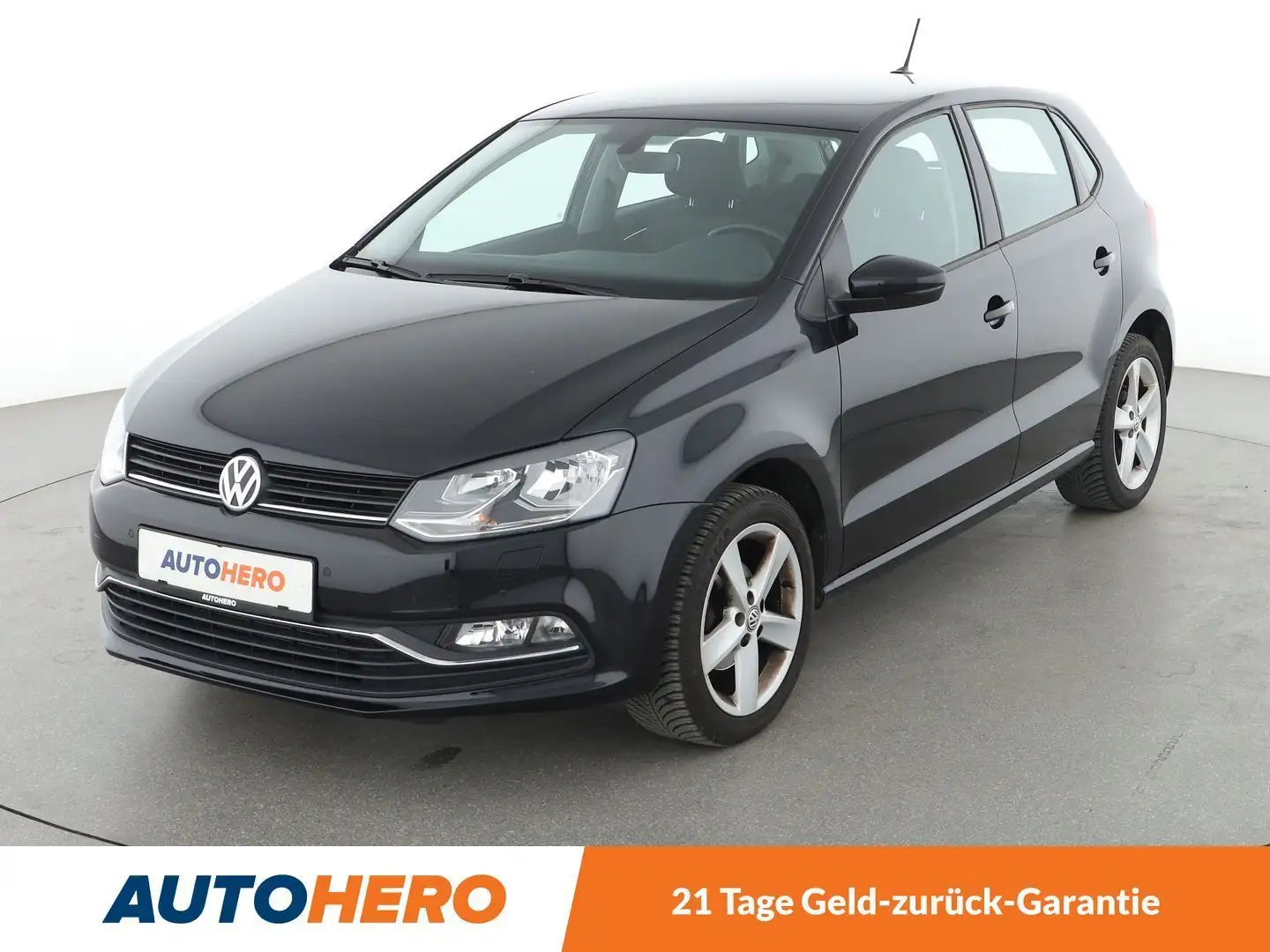 Volkswagen Polo 1.0 Comfortline *NAVI*PDC*SHZ*KLIMA* Schwarz - 1