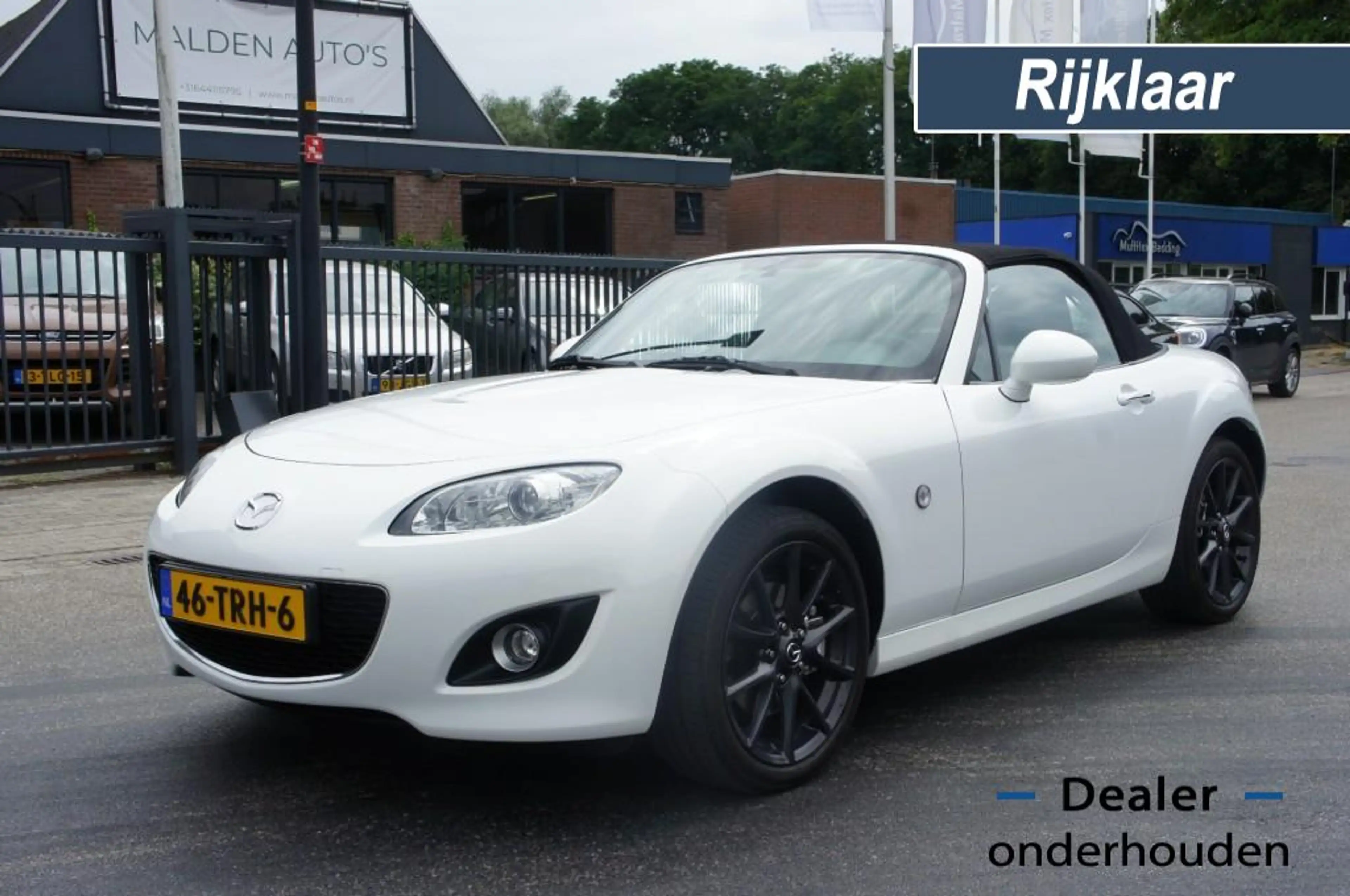 Mazda MX-5 1.8 KYUDO LEDER/PARELMOERWIT/NAVI/CLIMA/CRUISE NL-
