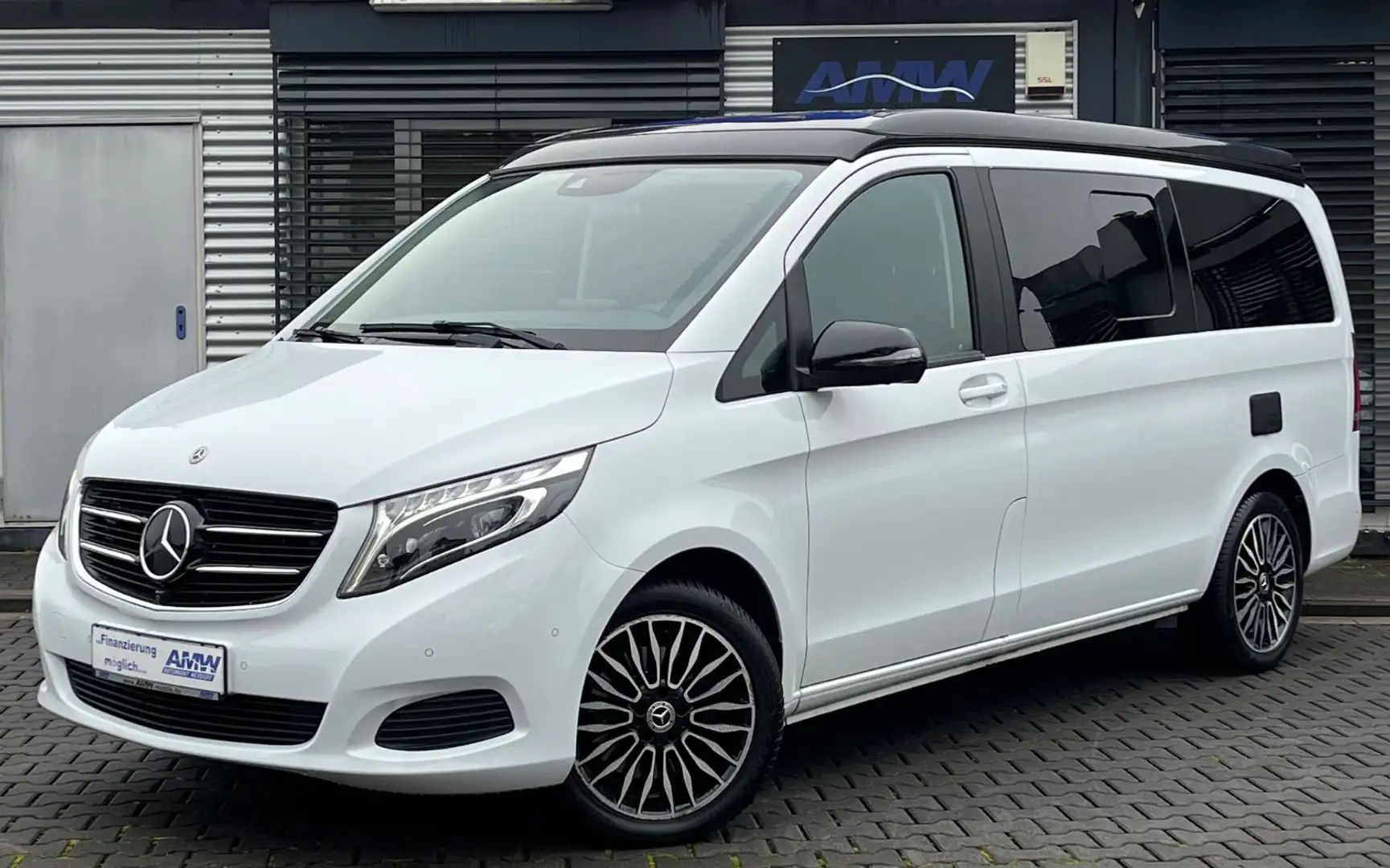 Mercedes-Benz V 250 d 4M Marco Polo Edition AHK*360°YACHT*Küch Blanc - 2