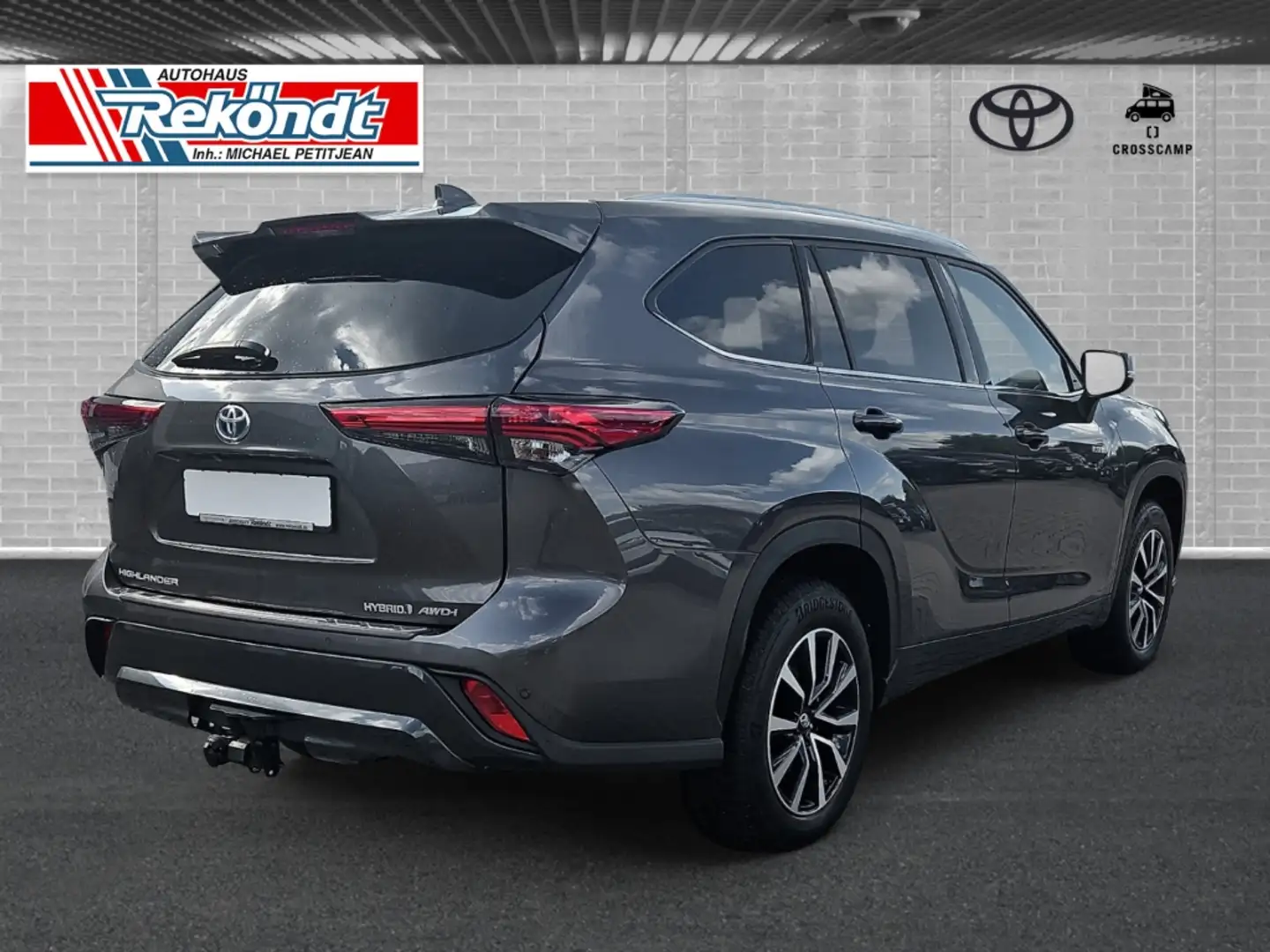 Toyota Highlander Hybrid Executive 2.5 SEGEBERG, 7-Sitzer, AHK, SHZ, Grau - 2