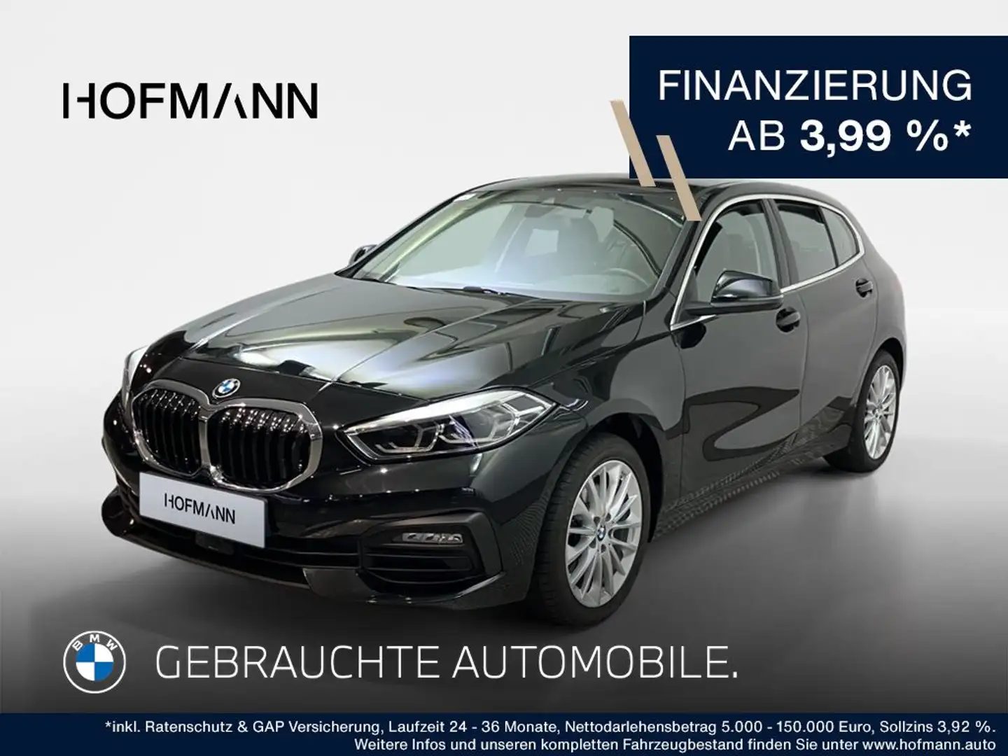 BMW 118 Advantage Schwarz - 1