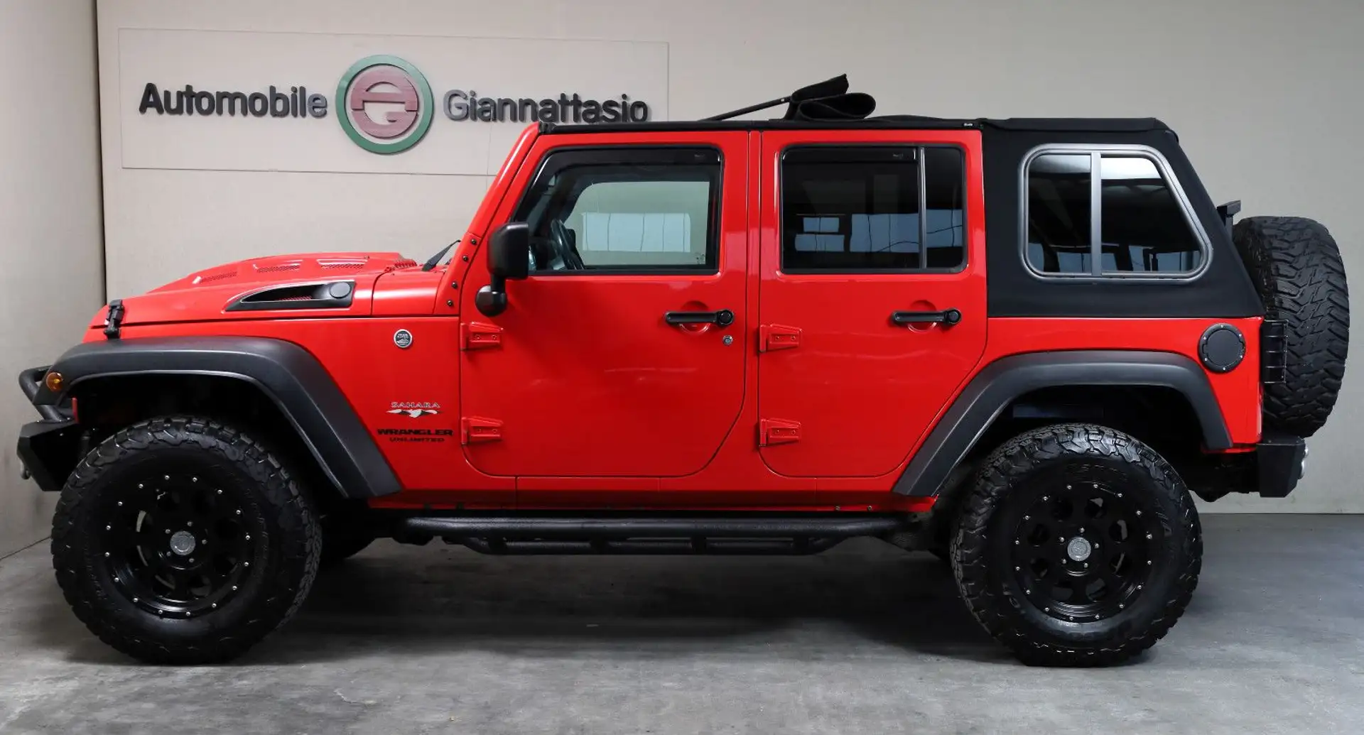 Jeep Wrangler Sahara 3.6 Deutscher PKW*Mega Umbau Rot - 1