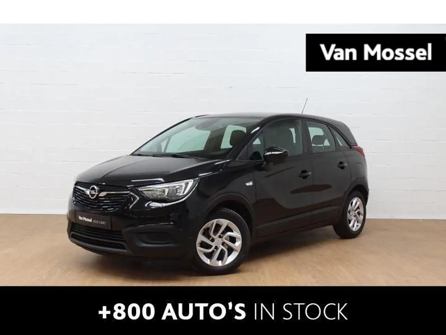Opel Crossland X 1.2T Edition+gps+park pilot achteraan Zwart - 1