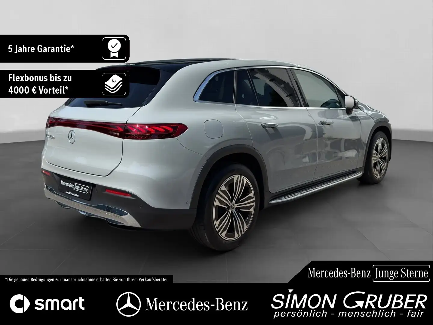 Mercedes-Benz EQS SUV EQS 450+ SUV Exklusive Hyper TV Massage 7 Sitze Grigio - 2