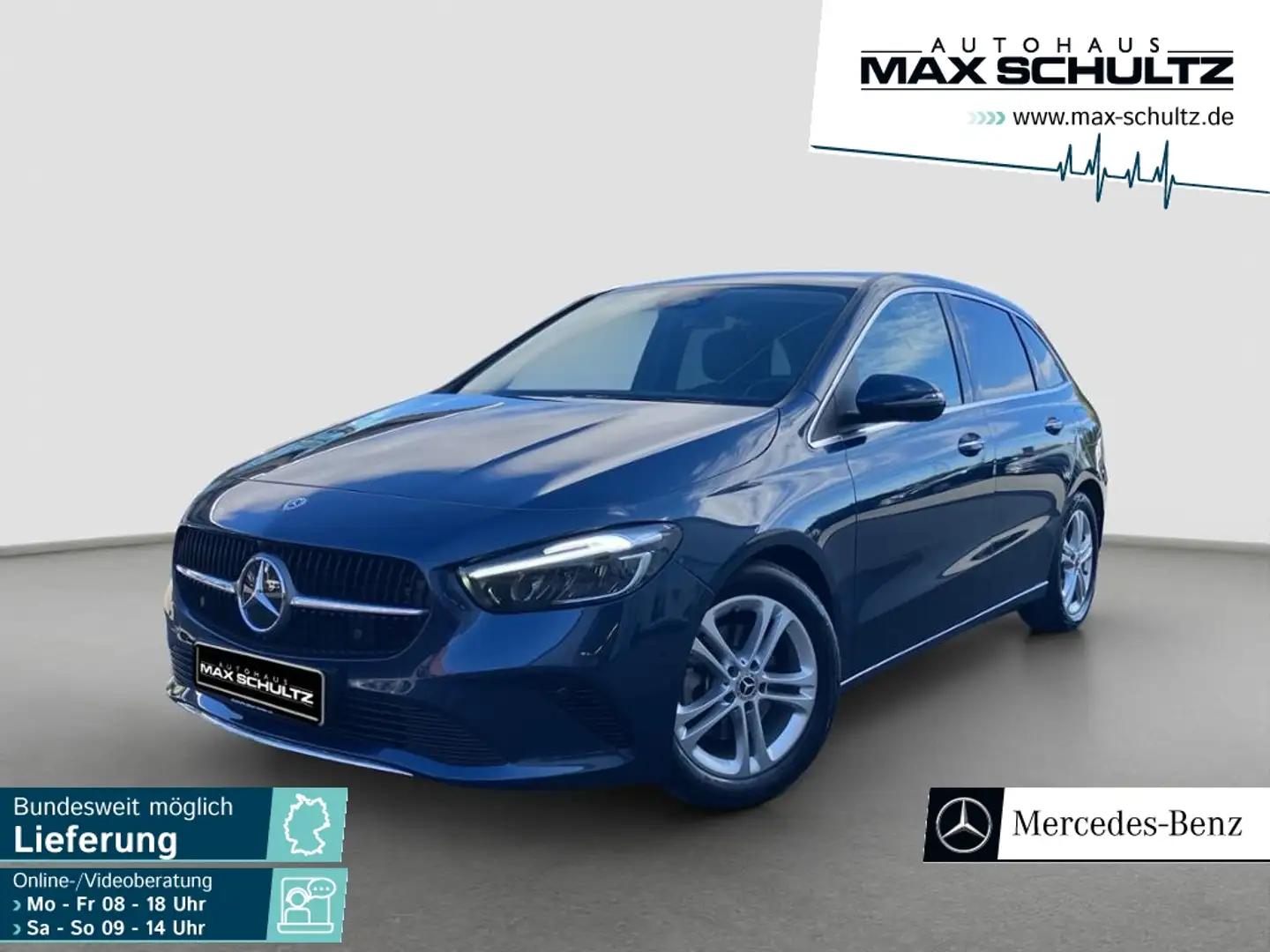 Mercedes-Benz B 200 d *AHK*Navi*KeyLess*SpurW*PDC*LED*SpurH*LM Blau - 1