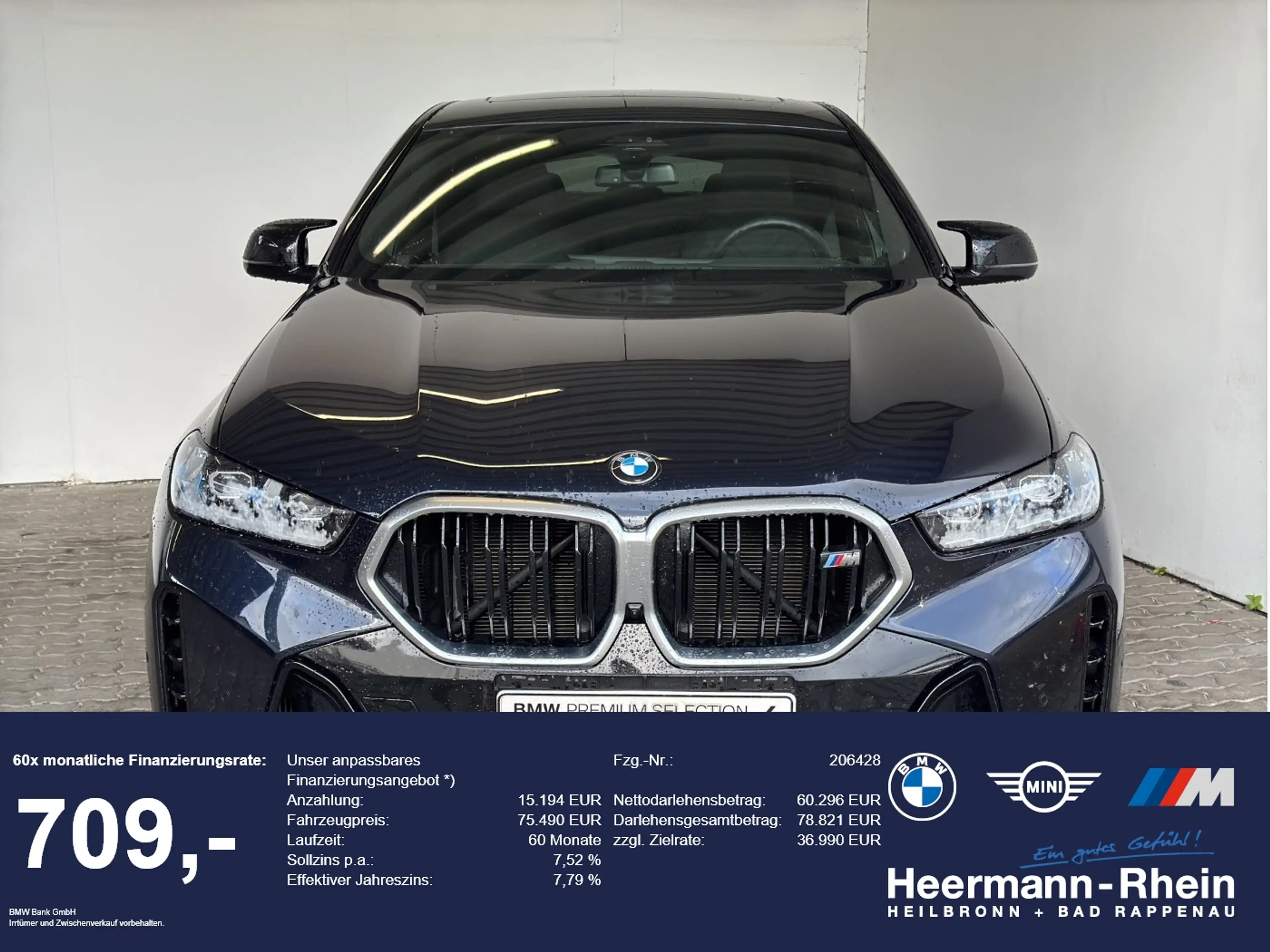 BMW X6 M 60iA xDrive LiveCock.Standh.B&W.GSD.AHK.LED.