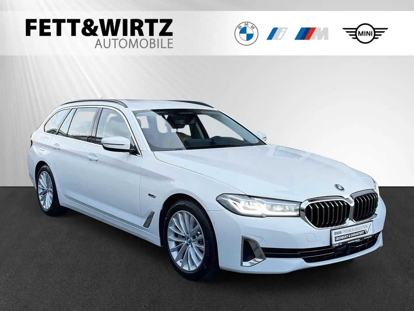 BMW 530 e Lr 506,- br. o.Anz. 24Mon/5`Km p.A. Weiß - 1