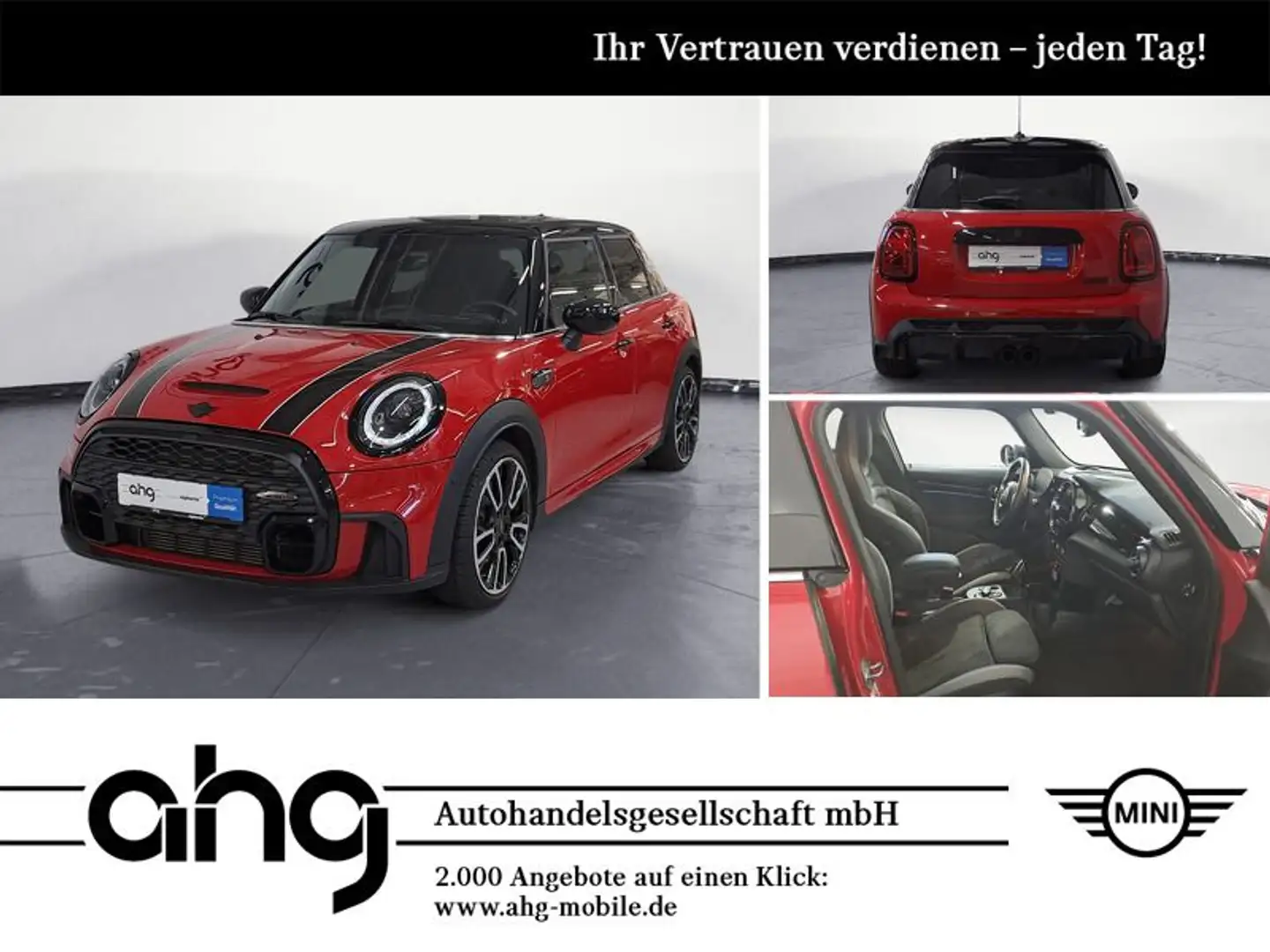 MINI John Cooper Works Cooper S John Cooper Works Trim Panoramaschiebed Rot - 1
