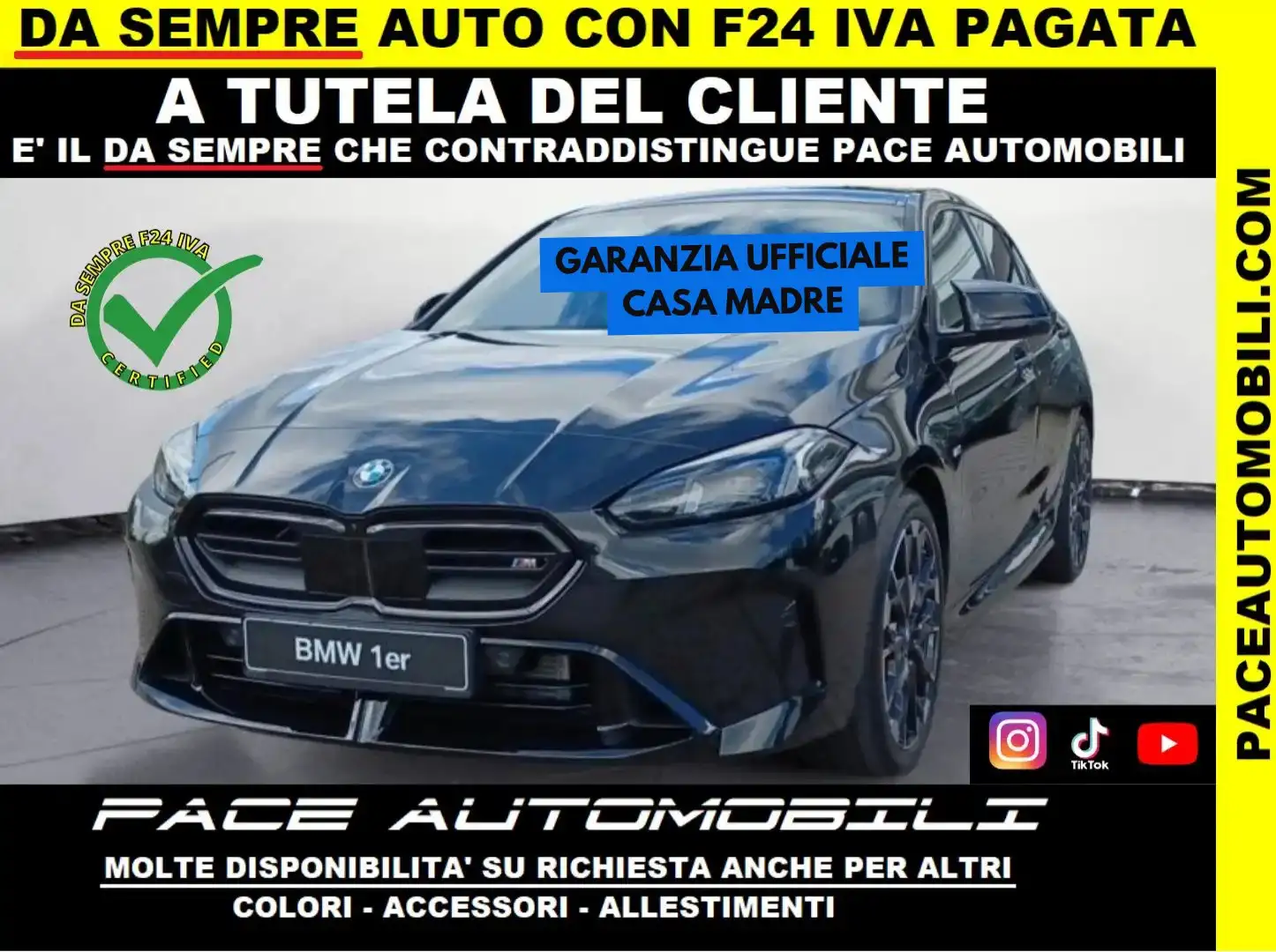 BMW 135 NEW XDRIVE M SPORT M-SPORT MSPORT PERFORMANCE PRO Černá - 1