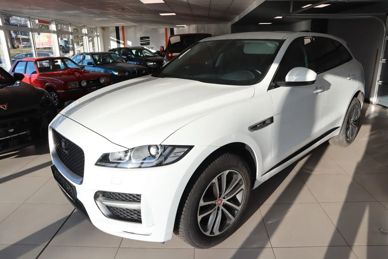 Jaguar F-Pace F-PACE R-Sport AWD/AHK/Full LINK/KAMERA Weiß - 1