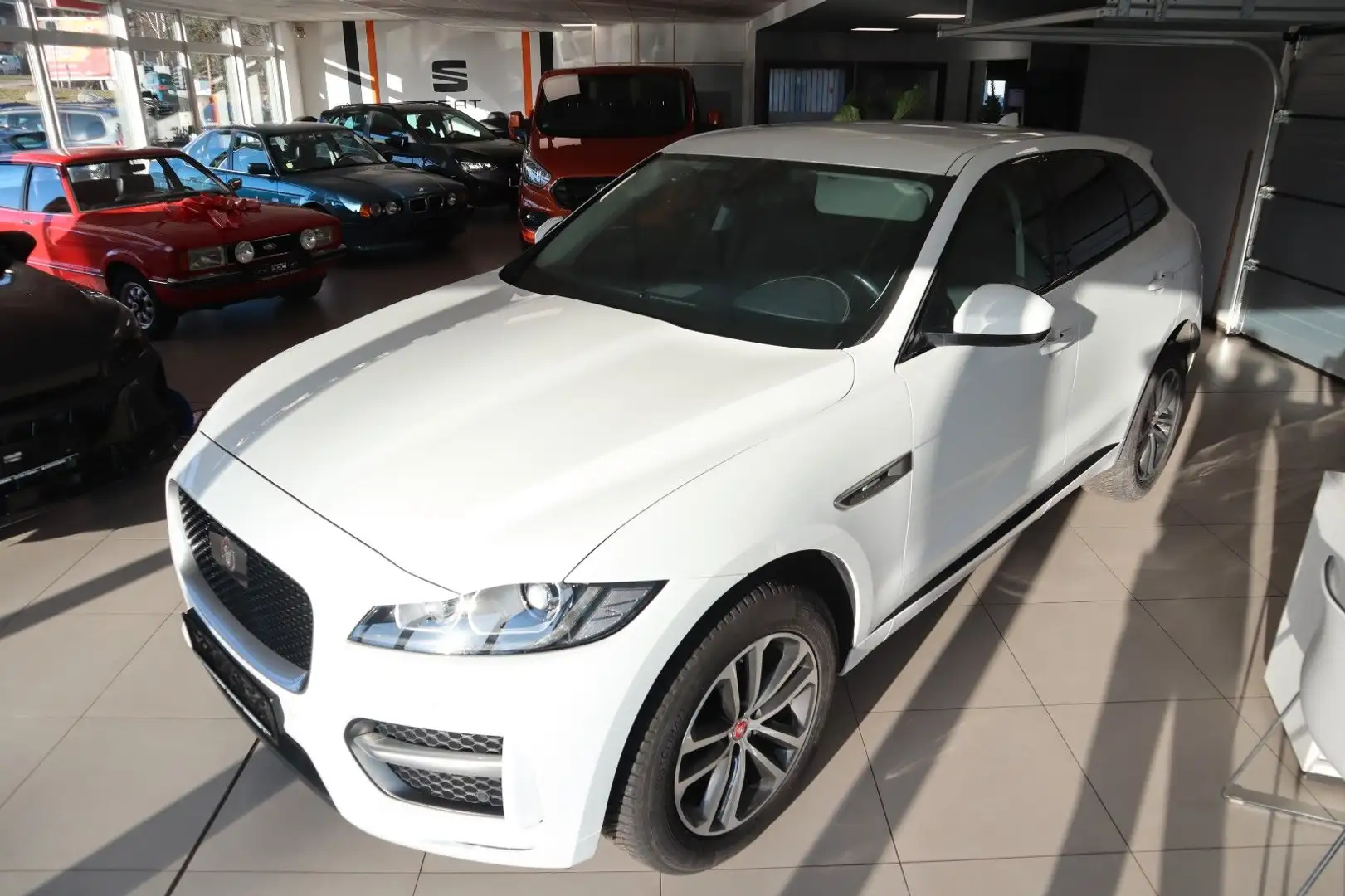 Jaguar F-Pace F-PACE R-Sport AWD/AHK/Full LINK/KAMERA Weiß - 2
