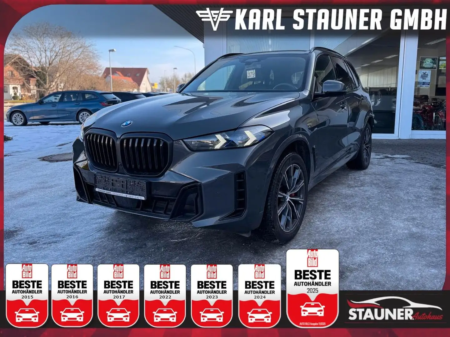 BMW X5 30d xDrive M-Sport-Pro AHK PANO 360°KAMERA Grau - 1