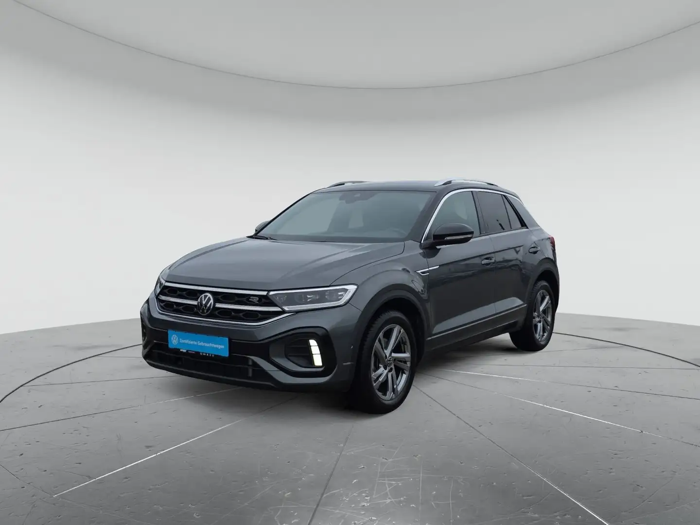Volkswagen T-Roc R-Line 1.5 TSI DSG, ACC/AHK/KAM/NAVI/uvm. Grau - 2