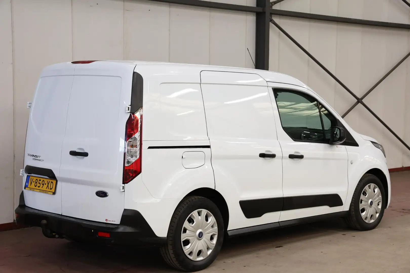 Ford Transit Connect 1.5 EcoBlue MET INRICHTING EN TREKHAAK Wit - 2