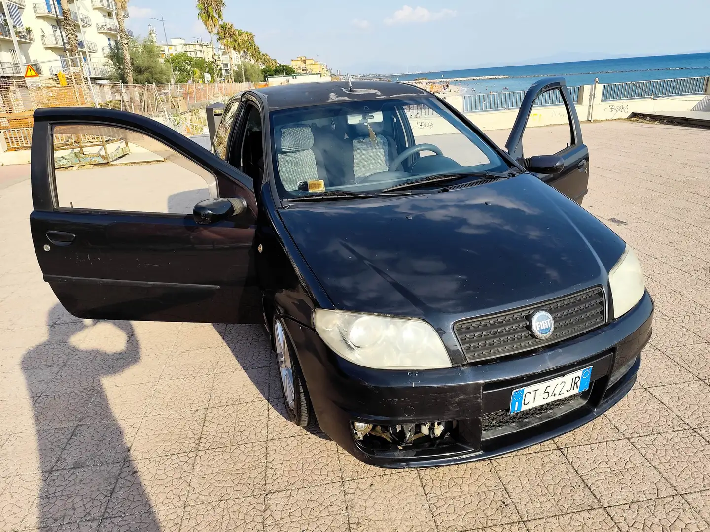 Fiat Punto Punto II 2003 3p 1.9 mjt HGT Nero - 1