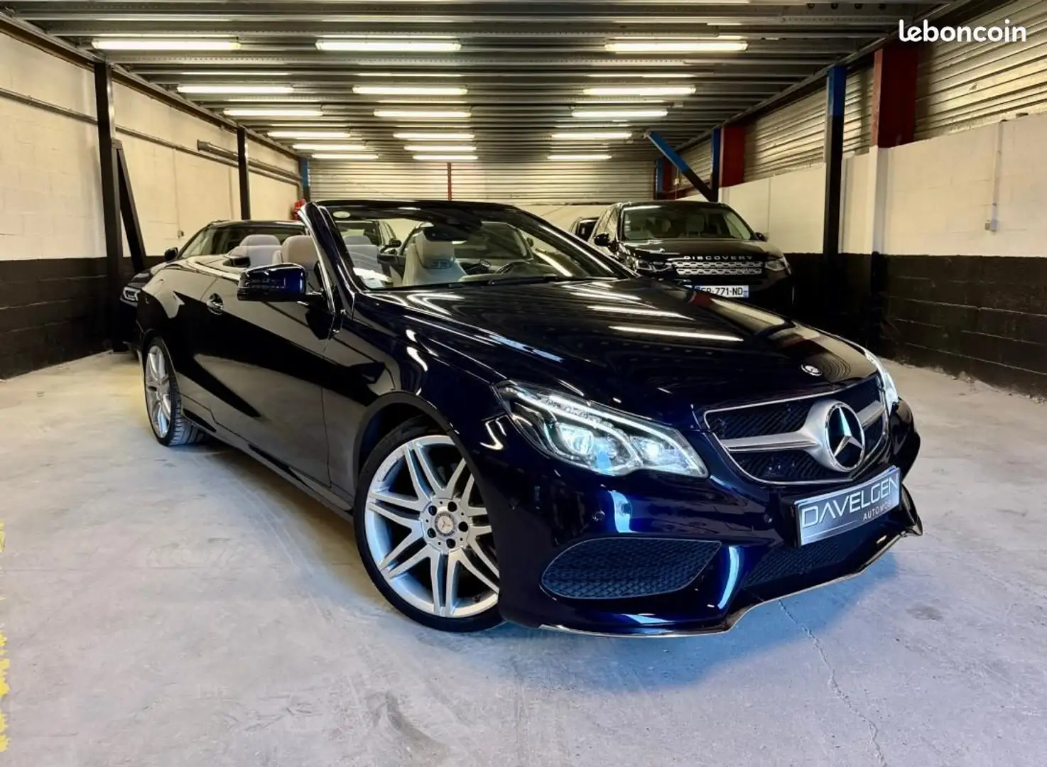 Mercedes-Benz E 350 Mercedes Cabriolet 3.0 Diesel 350 CDI BlueTEC Fascination Pack AMG Int & Ext BVA7 Azul - 1