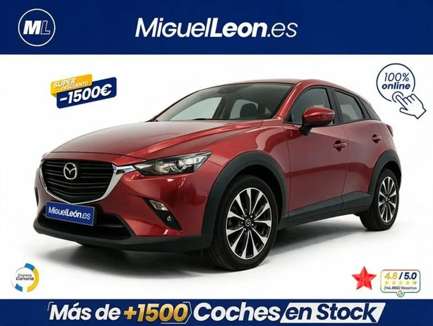 Mazda CX-3 2.0 G 89kW (121CV) 2WD Evolution Rojo - 1