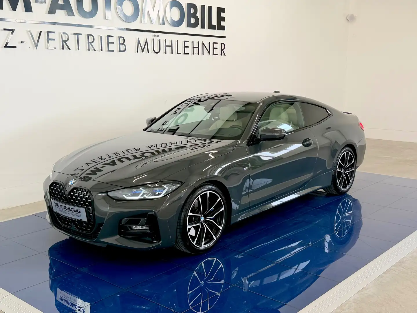 BMW 430 i Aut.,M-Sportpaket-Pro,Nur 22.000km,Laser,HeadUp,19"Alu, Grau - 2