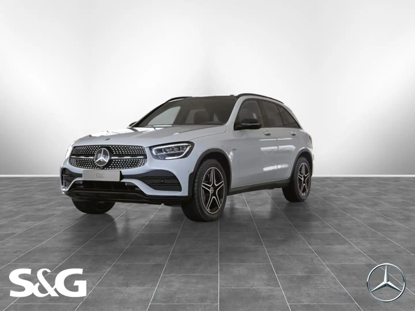 Mercedes-Benz GLC 300 e 4M AMG PANO+DISTRO+360°+CARPLAY+LED+19 Weiß - 1