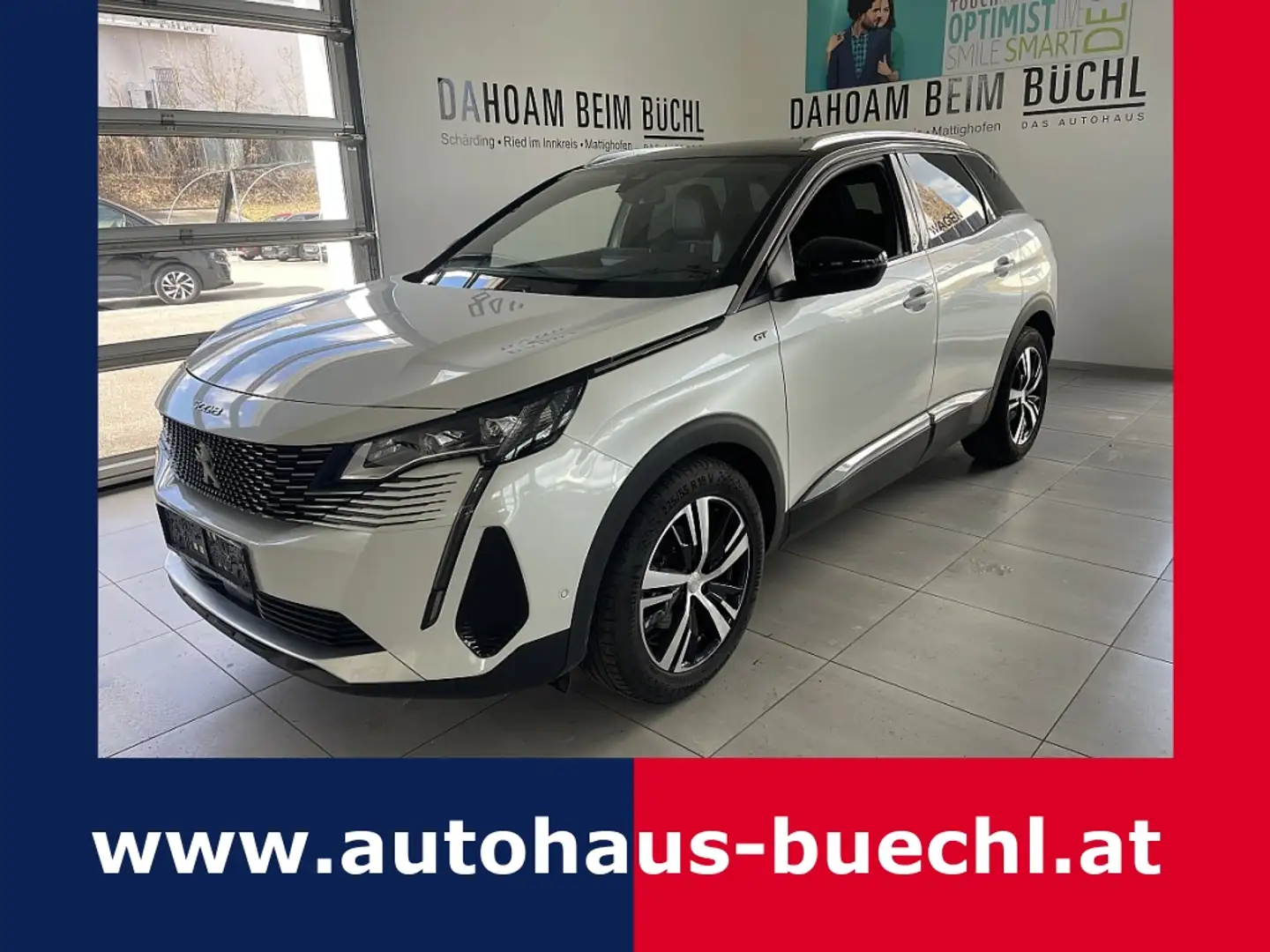 Peugeot 3008 BlueHDi 130 S&S EAT8 GT Weiß - 1