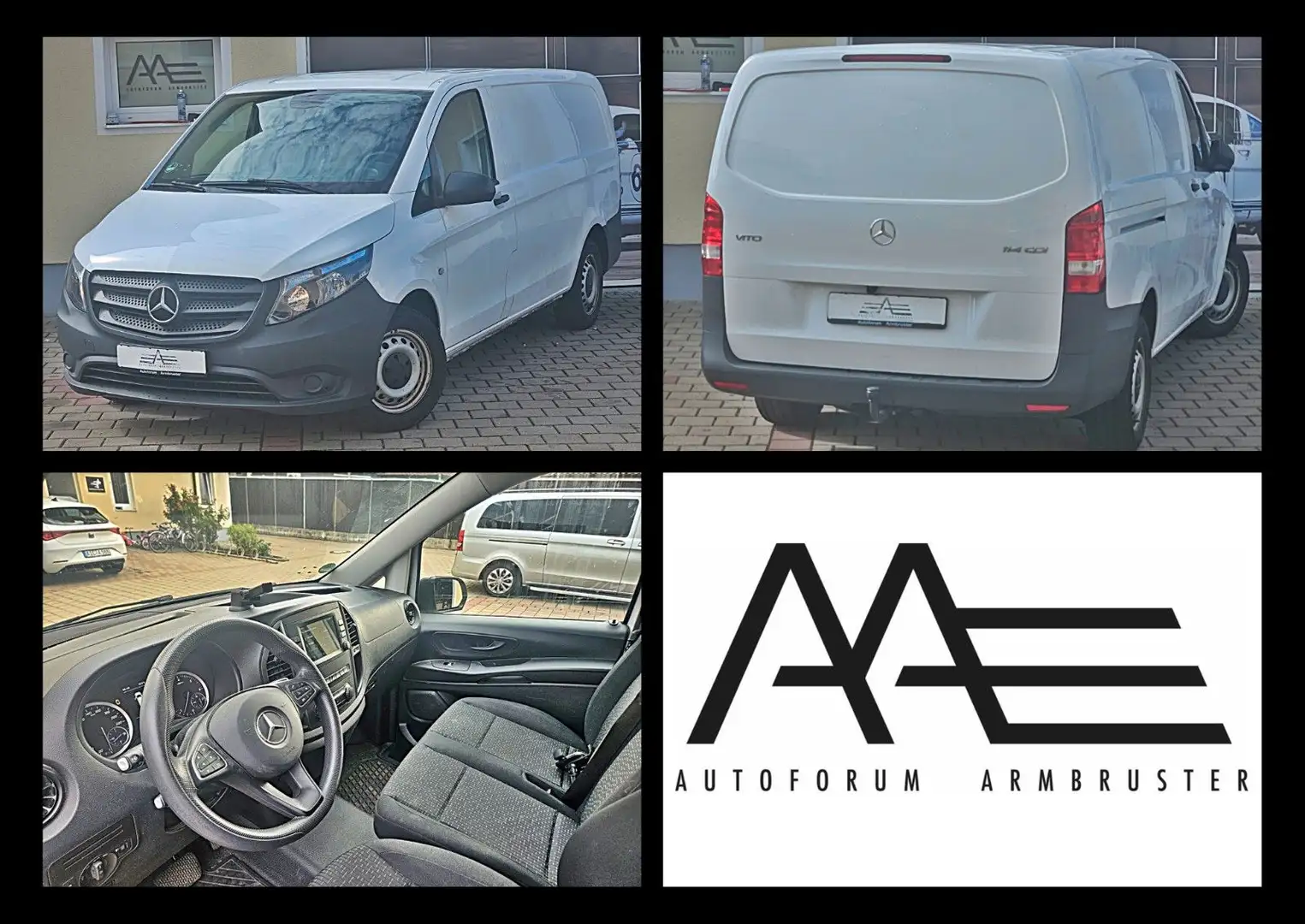 Mercedes-Benz Vito lang*Automatik/AHK/3Sitze/Kamera/NAVI/DAB+* Weiß - 1