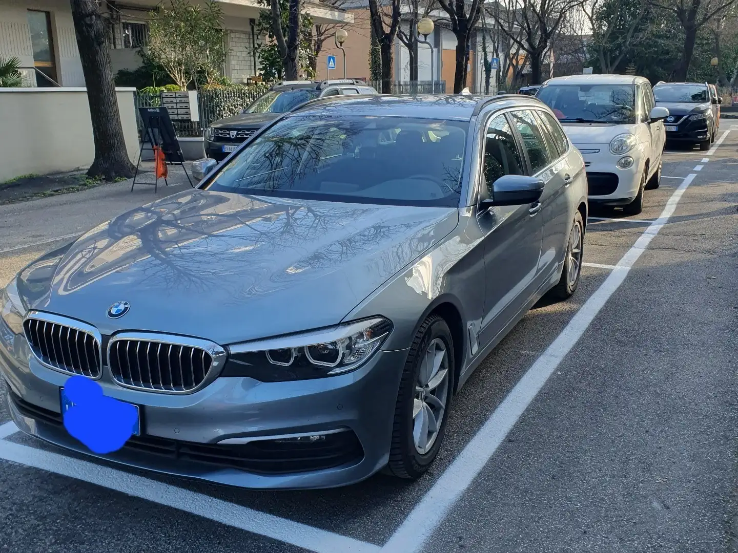 BMW 518 518d Business auto Grey - 1