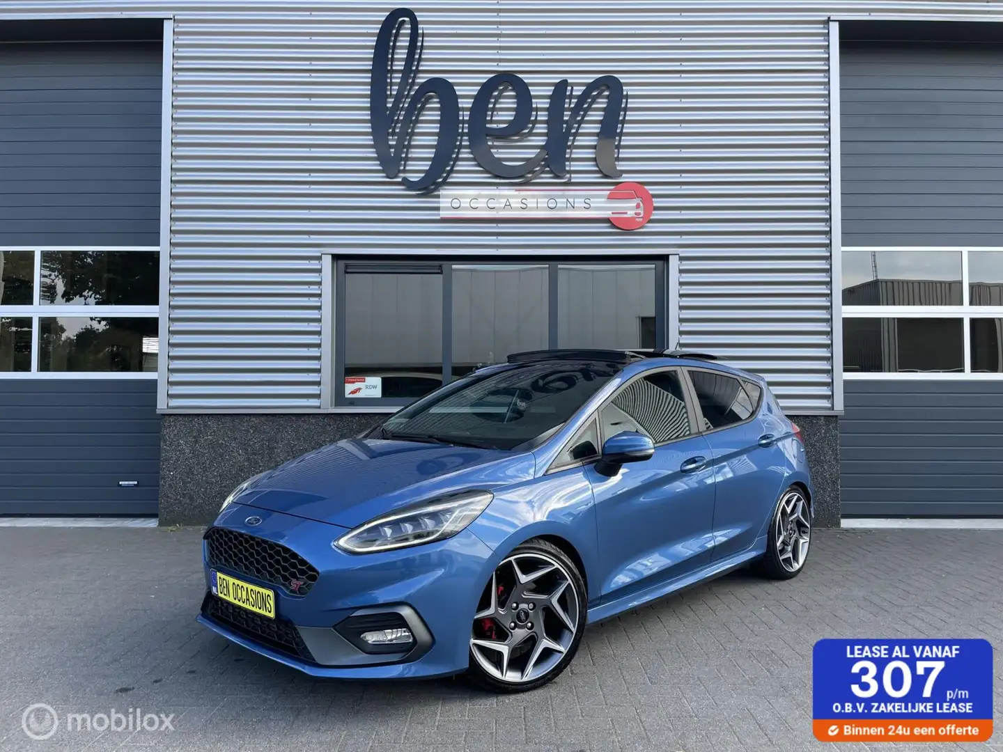 Ford Fiesta 1.5 EcoBoost ST-3 200PK 2e EIG TOPSTAAT!! Bleu - 1