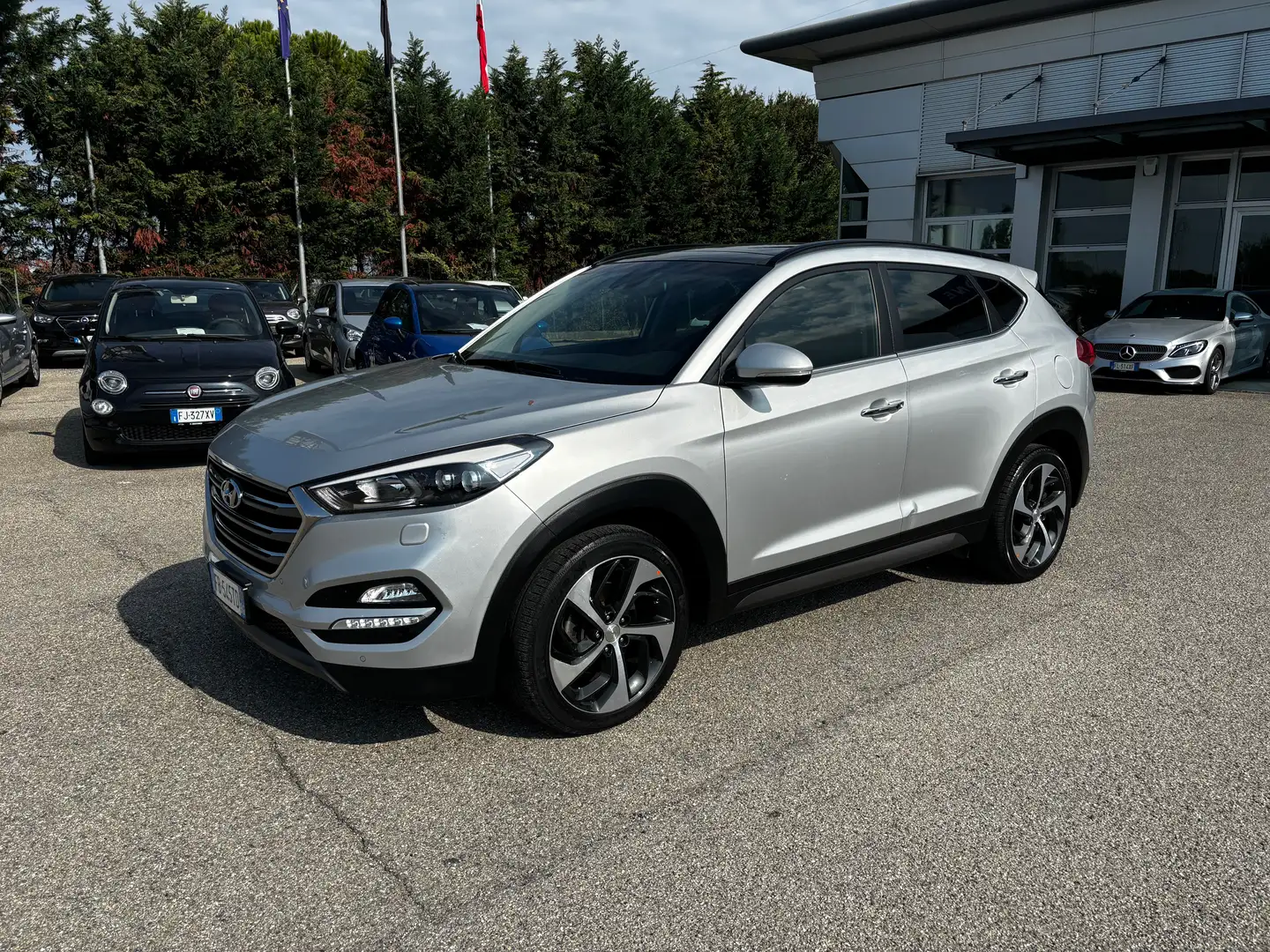 Hyundai TUCSON Hyundai Tucson 2.0 CRDi 4WD Possible - 2015 Grigio - 1