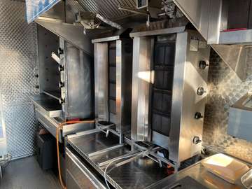 Döner Grill Hähnchen Imbiss Pizza Verkaufsanhäng