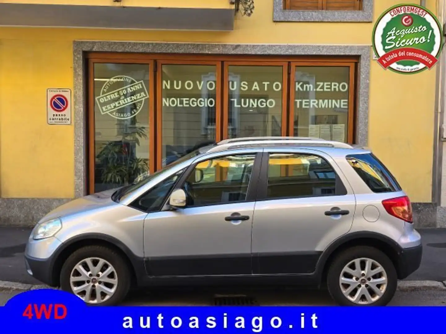 Fiat Sedici Sedici 2.0 mjt Dynamic 4x4 135cv Argent - 1