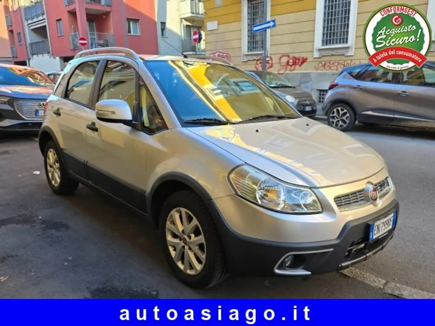 Fiat Sedici Sedici 2.0 mjt Dynamic 4x4 135cv Zilver - 2