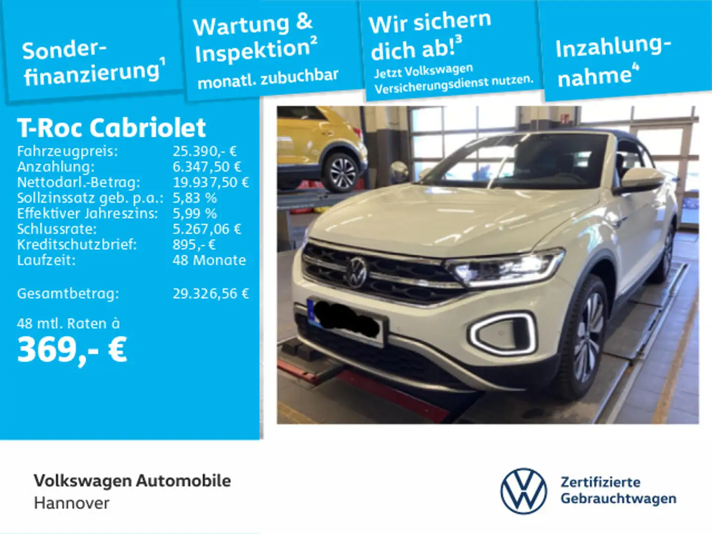 Volkswagen T-Roc 1.0 TSI Move Navi Kamera ACC LED Weiß - 1