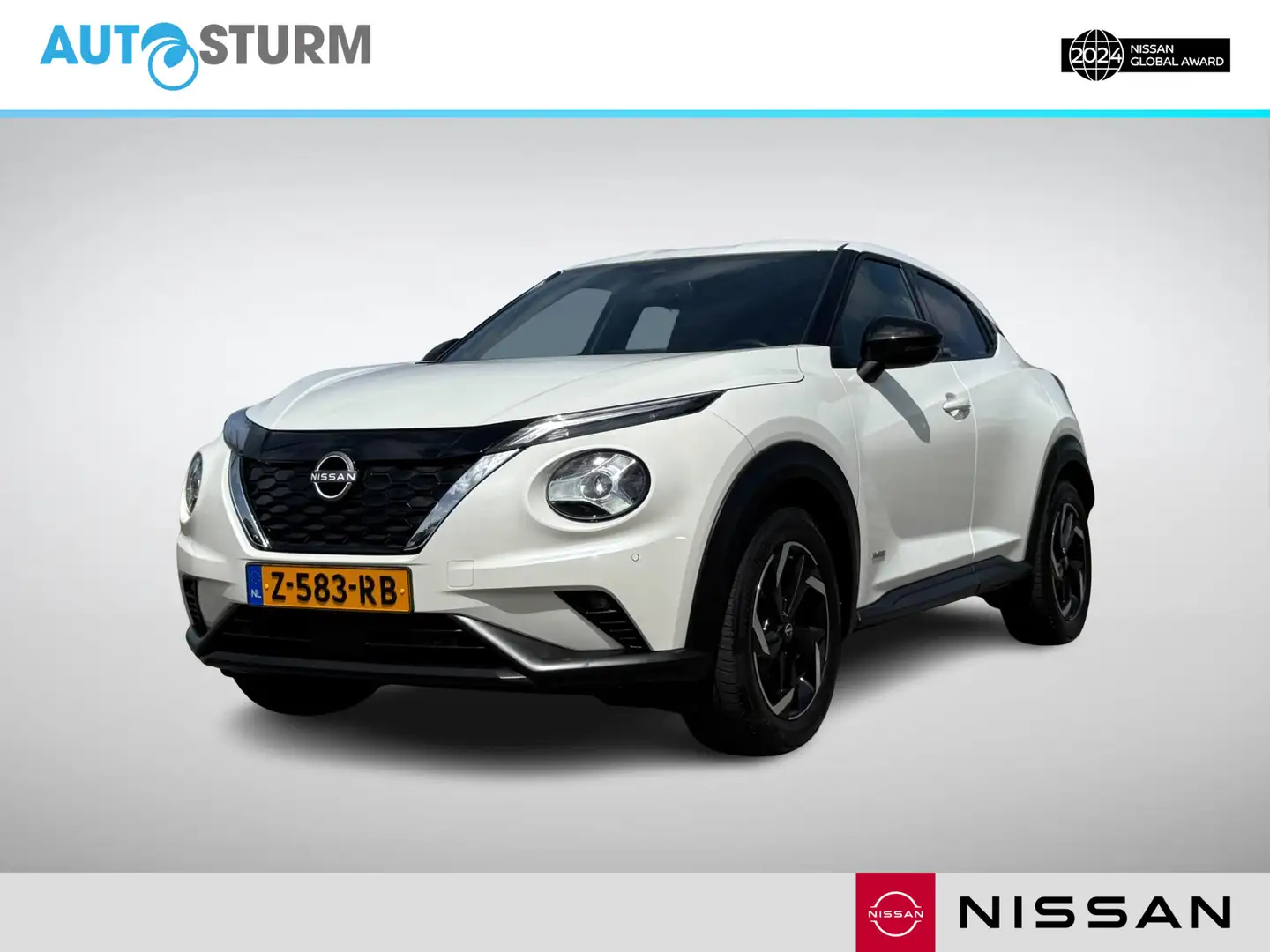 Nissan Juke 1.6 Hybrid N-Connecta Parking Pack Blanc - 1