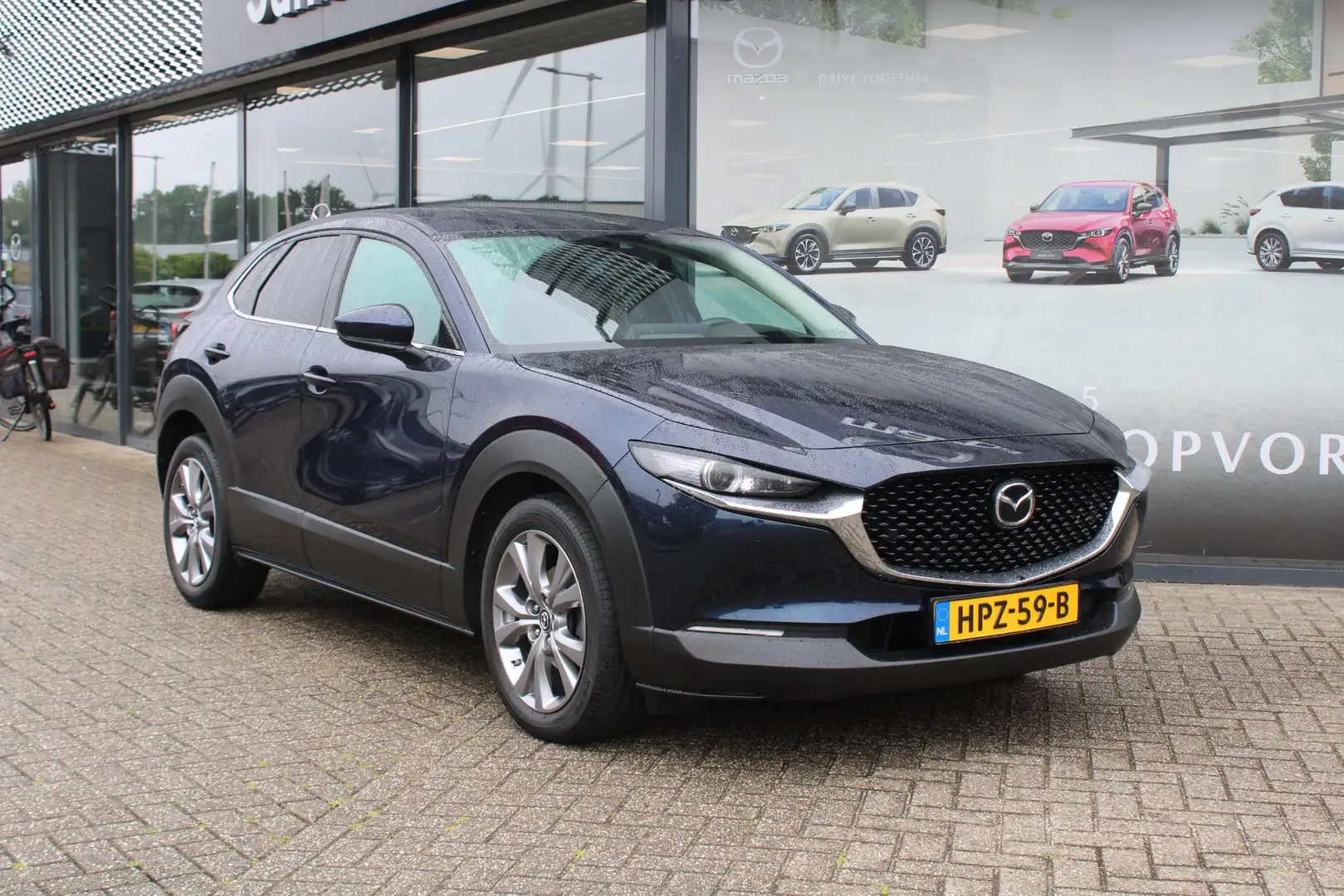 Mazda CX-30 2.0 e-SkyActiv-G 122 M Hybrid Luxury , Automaat, T Blau - 2
