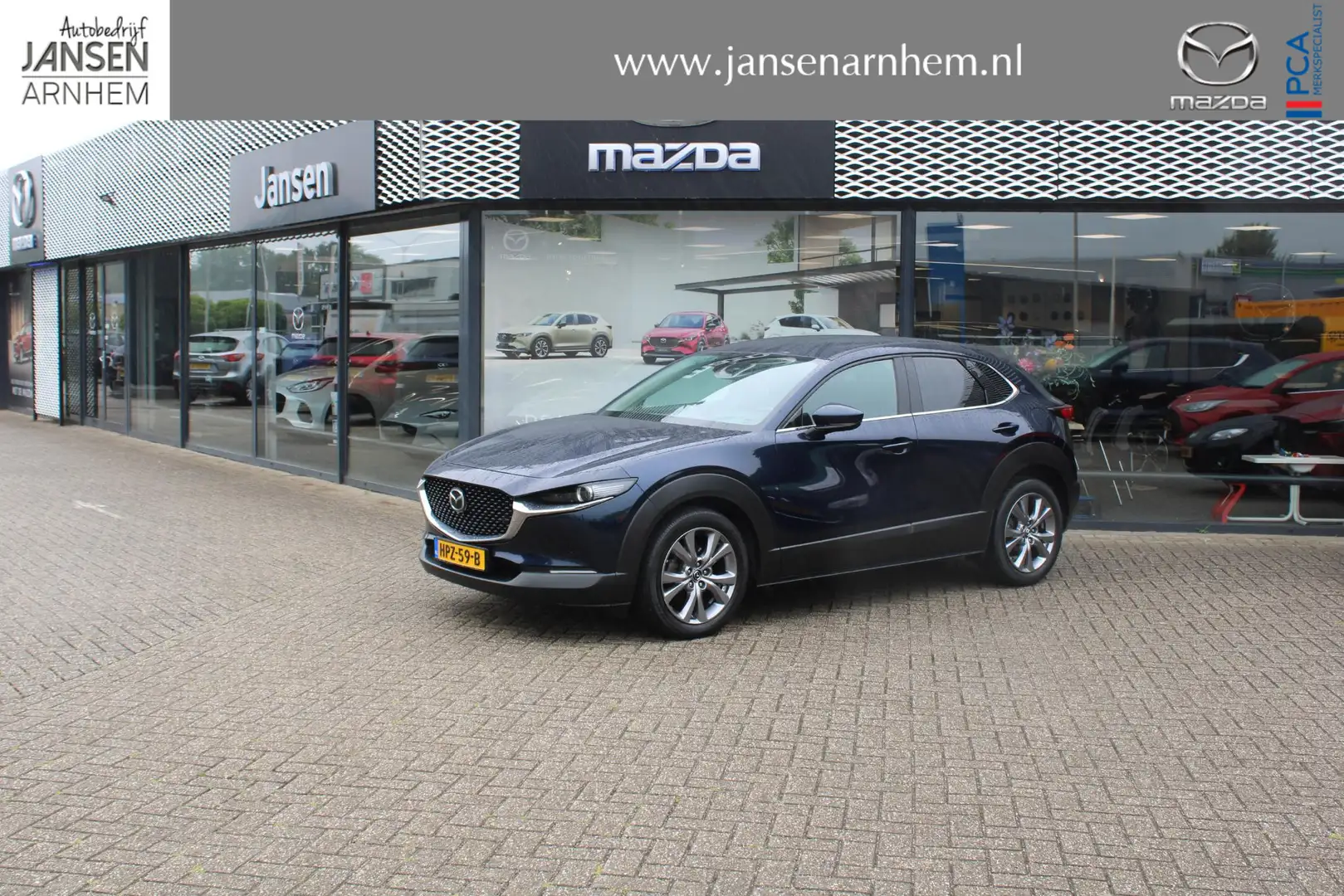 Mazda CX-30 2.0 e-SkyActiv-G 122 M Hybrid Luxury , Automaat, T Blauw - 1