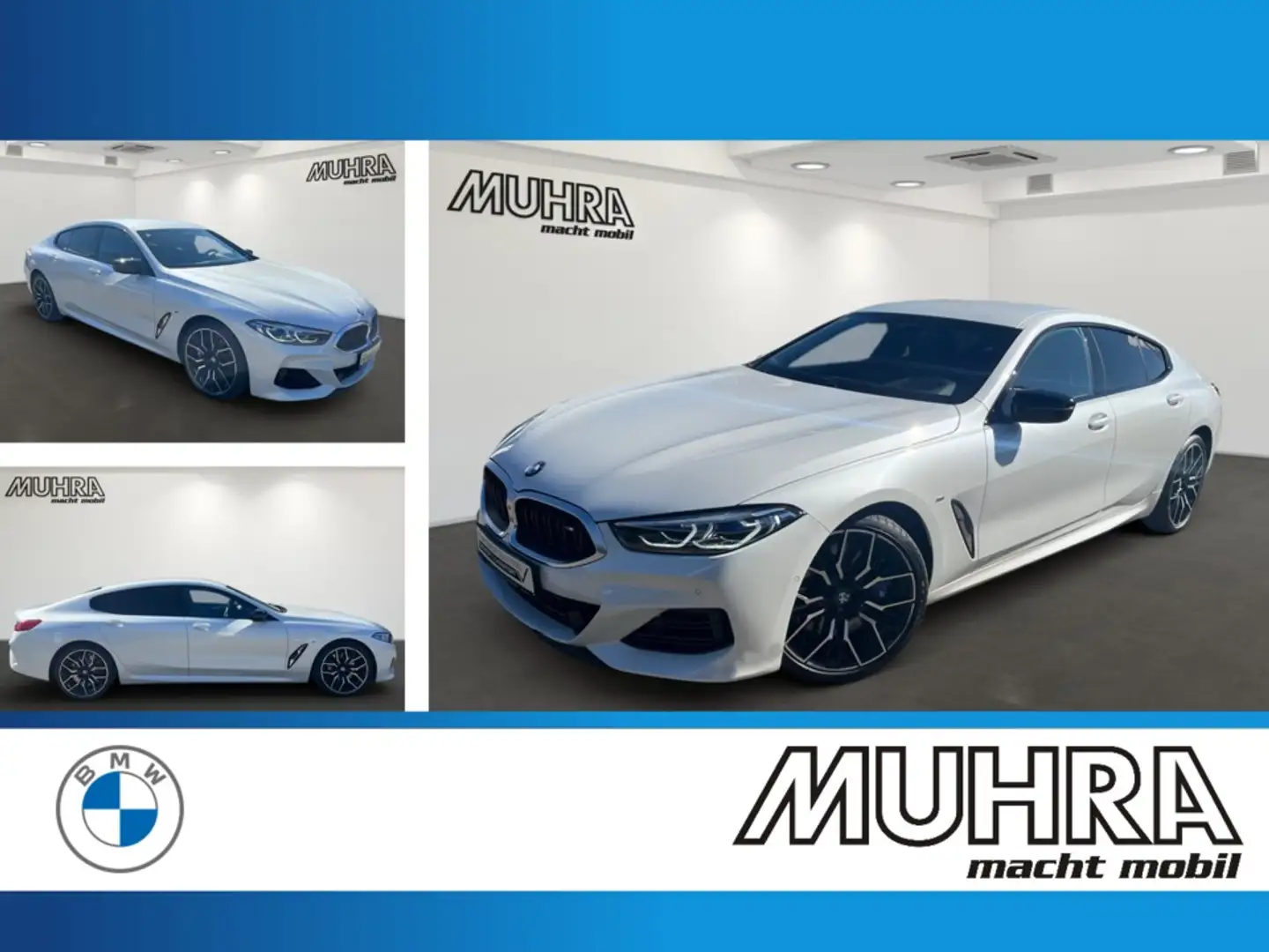 BMW M850 i xDrive Gran Coupe - Leas.o.Anz.ab 777,-EUR Weiß - 1